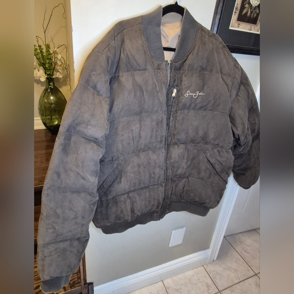 Sean John Reversible Puffer Jacket - Picture 3 of 11